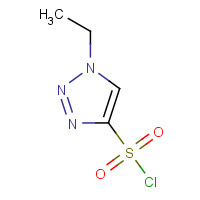 1393568-12-1 1-ethyltriazole-4-sulfonyl chloride chemical structure