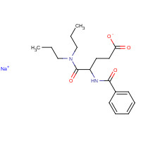 99247-33-3 sodium;4-benzamido-5-(dipropylamino)-5-oxopentanoate chemical structure