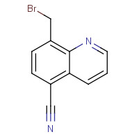 74316-59-9 8-(bromomethyl)quinoline-5-carbonitrile chemical structure