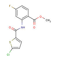 929214-59-5 methyl 2-[(5-chlorothiophene-2-carbonyl)amino]-4-fluorobenzoate chemical structure
