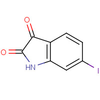 20780-77-2 6-iodo-1H-indole-2,3-dione chemical structure