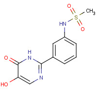 1333239-65-8 N-[3-(5-hydroxy-6-oxo-1H-pyrimidin-2-yl)phenyl]methanesulfonamide chemical structure