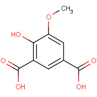2134-91-0 4-hydroxy-5-methoxybenzene-1,3-dicarboxylic acid chemical structure