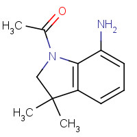 1187967-62-9 1-(7-amino-3,3-dimethyl-2H-indol-1-yl)ethanone chemical structure