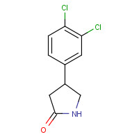1313911-69-1 4-(3,4-dichlorophenyl)pyrrolidin-2-one chemical structure