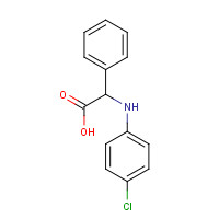 33984-30-4 2-(4-chloroanilino)-2-phenylacetic acid chemical structure