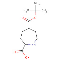 1396967-31-9 5-[(2-methylpropan-2-yl)oxycarbonyl]azepane-2-carboxylic acid chemical structure