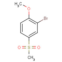 20951-42-2 2-bromo-1-methoxy-4-methylsulfonylbenzene chemical structure