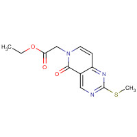 902575-97-7 ethyl 2-(2-methylsulfanyl-5-oxopyrido[4,3-d]pyrimidin-6-yl)acetate chemical structure