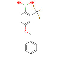 1217501-32-0 [4-phenylmethoxy-2-(trifluoromethyl)phenyl]boronic acid chemical structure