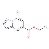 61098-37-1 ethyl 7-chloropyrazolo[1,5-a]pyrimidine-5-carboxylate chemical structure