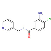 1018502-06-1 3-amino-4-chloro-N-(pyridin-3-ylmethyl)benzamide chemical structure
