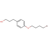 875455-35-9 3-[4-(4-bromobutoxy)phenyl]propan-1-ol chemical structure