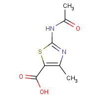 63788-62-5 2-acetamido-4-methyl-1,3-thiazole-5-carboxylic acid chemical structure
