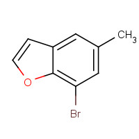 35700-48-2 7-bromo-5-methyl-1-benzofuran chemical structure