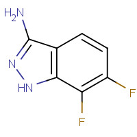 706805-37-0 6,7-difluoro-1H-indazol-3-amine chemical structure