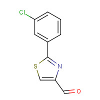 859850-99-0 2-(3-chlorophenyl)-1,3-thiazole-4-carbaldehyde chemical structure