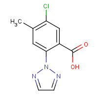 1435479-69-8 5-chloro-4-methyl-2-(triazol-2-yl)benzoic acid chemical structure