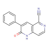 1238324-43-0 2-oxo-3-phenyl-1H-1,6-naphthyridine-5-carbonitrile chemical structure