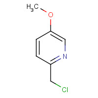 75342-33-5 2-(chloromethyl)-5-methoxypyridine chemical structure