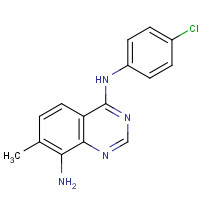 1446113-38-7 4-N-(4-chlorophenyl)-7-methylquinazoline-4,8-diamine chemical structure