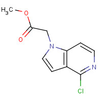 494767-41-8 methyl 2-(4-chloropyrrolo[3,2-c]pyridin-1-yl)acetate chemical structure