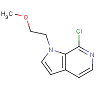 1313267-34-3 7-chloro-1-(2-methoxyethyl)pyrrolo[2,3-c]pyridine chemical structure