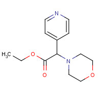 1229620-66-9 ethyl 2-morpholin-4-yl-2-pyridin-4-ylacetate chemical structure