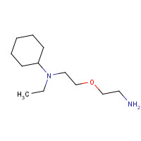 147460-88-6 N-[2-(2-aminoethoxy)ethyl]-N-ethylcyclohexanamine chemical structure