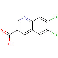 948294-42-6 6,7-dichloroquinoline-3-carboxylic acid chemical structure