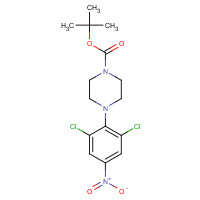 1395030-41-7 tert-butyl 4-(2,6-dichloro-4-nitrophenyl)piperazine-1-carboxylate chemical structure