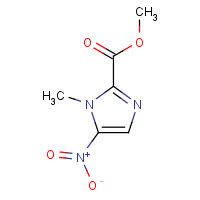 1563-98-0 methyl 1-methyl-5-nitroimidazole-2-carboxylate chemical structure