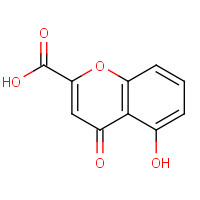 53878-47-0 5-hydroxy-4-oxochromene-2-carboxylic acid chemical structure