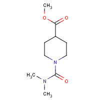 855636-57-6 methyl 1-(dimethylcarbamoyl)piperidine-4-carboxylate chemical structure