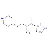 1613513-54-4 N-methyl-N-(2-piperidin-4-ylethyl)-2H-triazole-4-carboxamide chemical structure