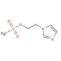 94614-67-2 2-imidazol-1-ylethyl methanesulfonate chemical structure