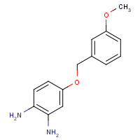 1043424-77-6 4-[(3-methoxyphenyl)methoxy]benzene-1,2-diamine chemical structure