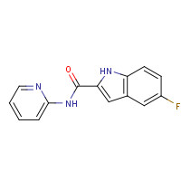 518060-39-4 5-fluoro-N-pyridin-2-yl-1H-indole-2-carboxamide chemical structure