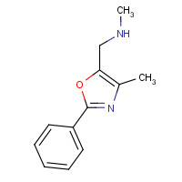 1031843-28-3 N-methyl-1-(4-methyl-2-phenyl-1,3-oxazol-5-yl)methanamine chemical structure