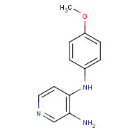88614-03-3 4-N-(4-methoxyphenyl)pyridine-3,4-diamine chemical structure