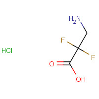 1159825-06-5 3-amino-2,2-difluoropropanoic acid;hydrochloride chemical structure