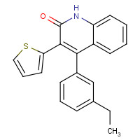 1263051-83-7 4-(3-ethylphenyl)-3-thiophen-2-yl-1H-quinolin-2-one chemical structure