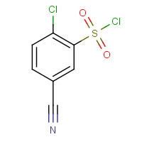 942199-56-6 2-chloro-5-cyanobenzenesulfonyl chloride chemical structure