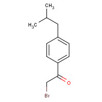 30095-48-8 2-bromo-1-[4-(2-methylpropyl)phenyl]ethanone chemical structure