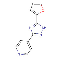 36646-17-0 4-[5-(furan-2-yl)-1H-1,2,4-triazol-3-yl]pyridine chemical structure