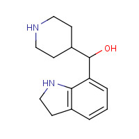 864297-62-1 2,3-dihydro-1H-indol-7-yl(piperidin-4-yl)methanol chemical structure