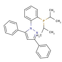 628333-84-6 [2-(3,5-diphenylpyrazol-1-yl)phenyl]-di(propan-2-yl)phosphane chemical structure