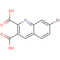892874-38-3 7-bromoquinoline-2,3-dicarboxylic acid chemical structure