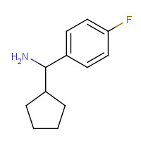 943118-99-8 cyclopentyl-(4-fluorophenyl)methanamine chemical structure