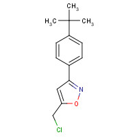 1105063-52-2 3-(4-tert-butylphenyl)-5-(chloromethyl)-1,2-oxazole chemical structure